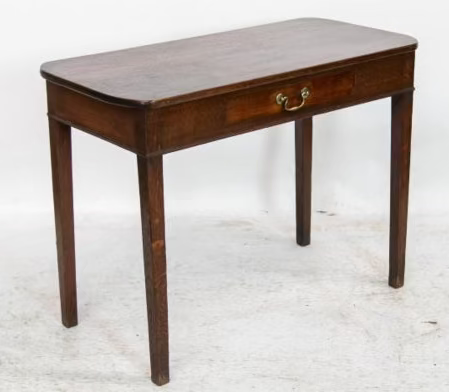 English Oak One-Drawer Side Table