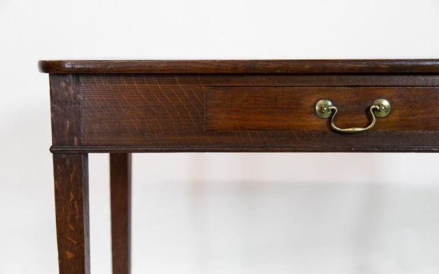 English Oak One-Drawer Side Table