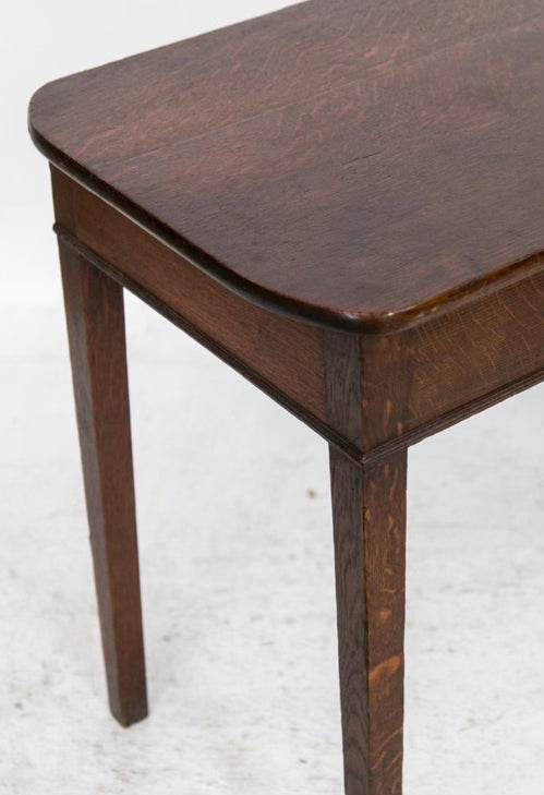 English Oak One-Drawer Side Table