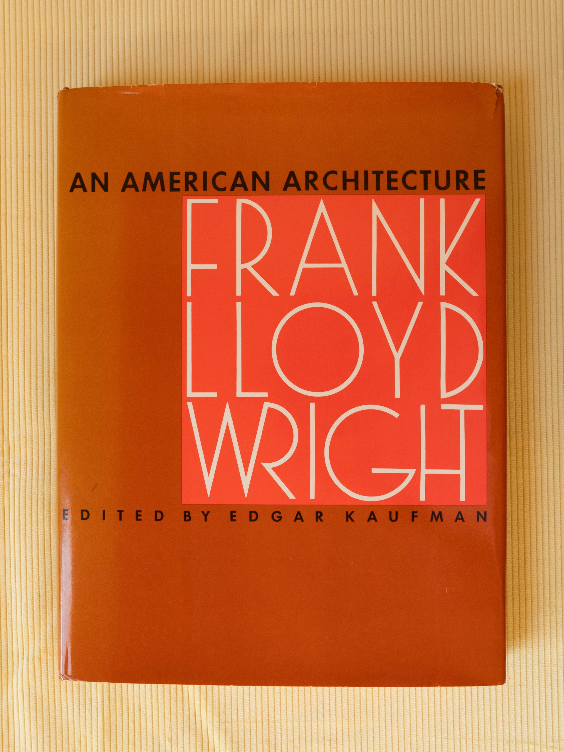 Frank Lloyd Wright, An American Architecture